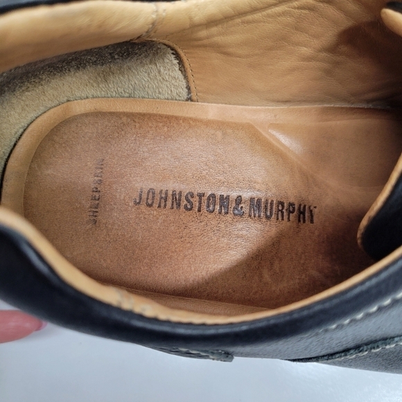 Johnston & Murphy‎ Oxfords Shuler Black Bicycle Toe Sz 10 1/2M - Picture 17 of 17